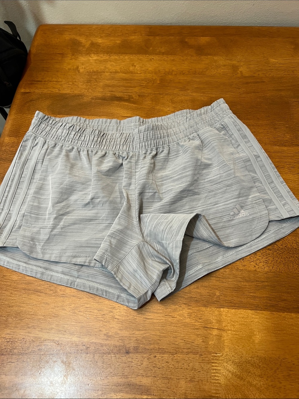 adidas Light Gray Women's Athletic Shorts Size MEDIUM